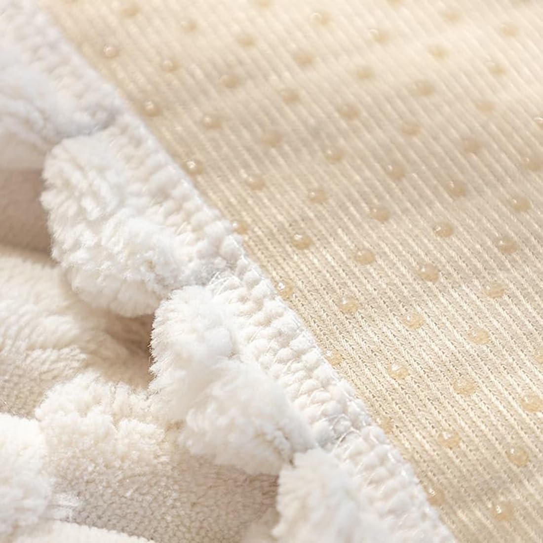 Textured Plush Sofa Cover