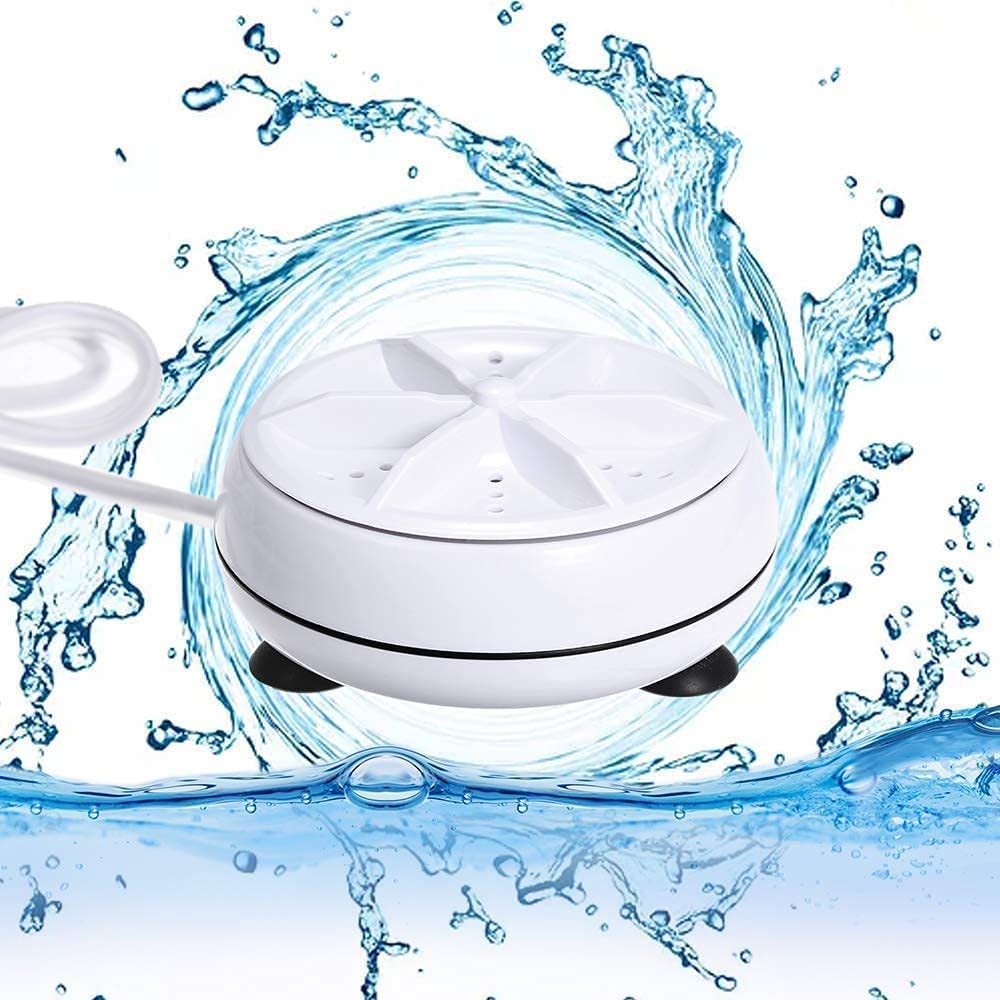3-in-1 Portable Ultrasonic Mini Washing Machine | Washer + Dishwasher + Cleaner