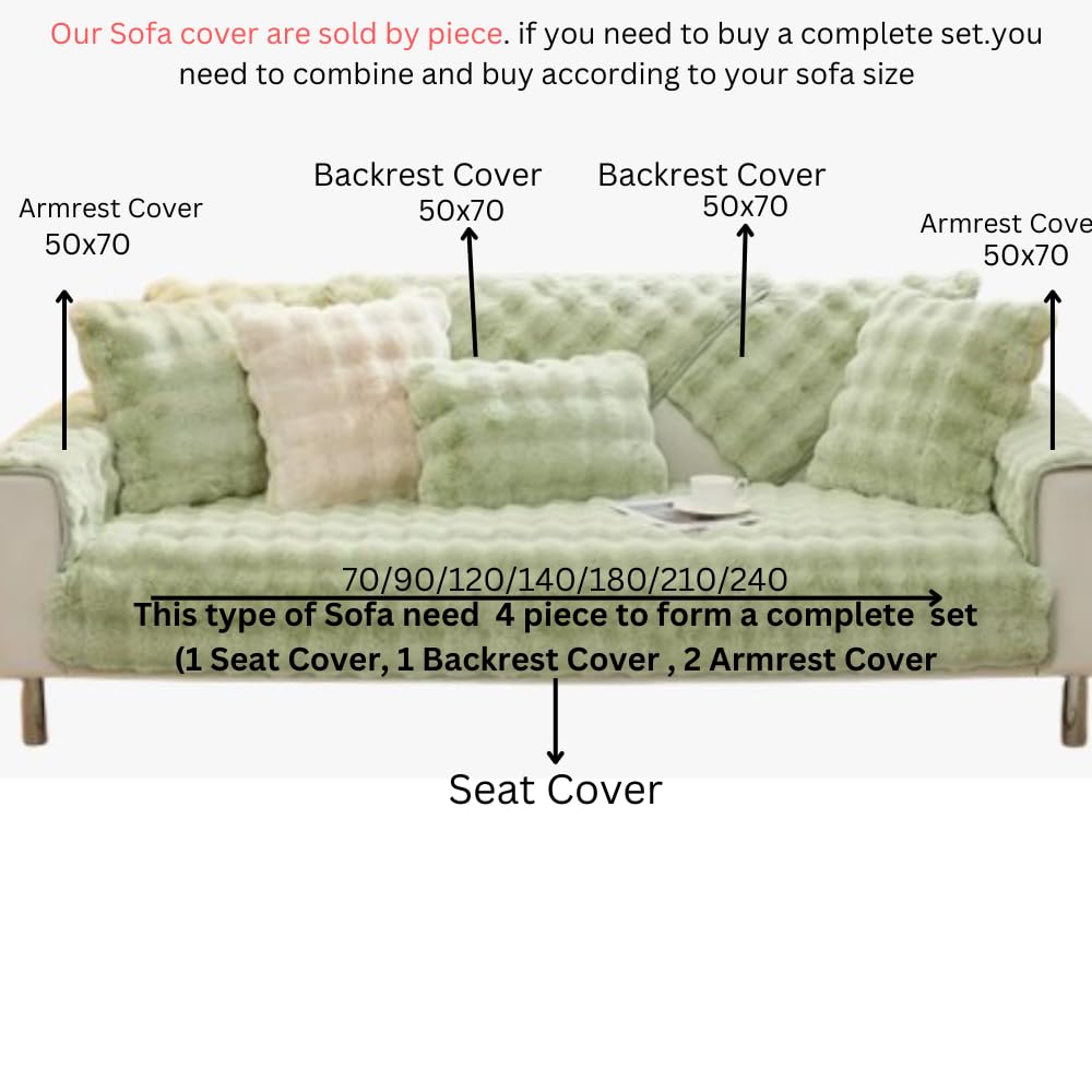 Plush Non Slip Sofa Mat