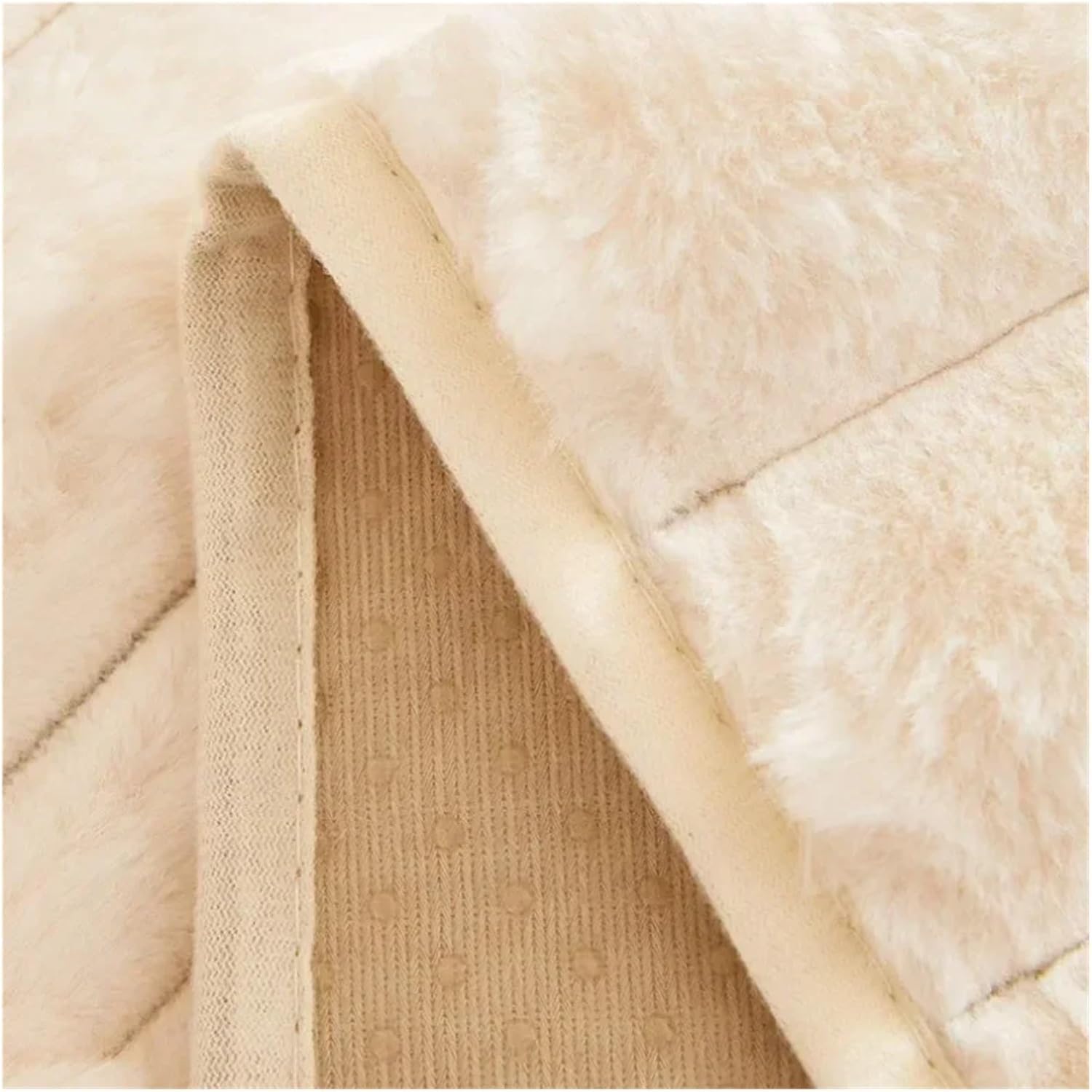 Ultra-Soft Puffy Plush Sofa Mat Cover