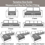 French Corduroy Lace Sofa Mat With Back Covers