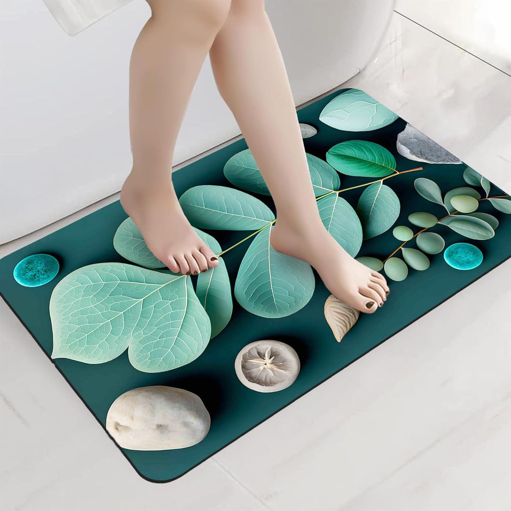 3D Patterned Anti Slip Water Soaking Rectangular Floor Mat