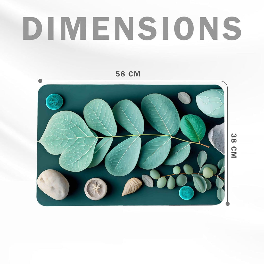 3D Patterned Anti Slip Water Soaking Rectangular Floor Mat