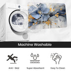 3D Patterned Anti Slip Water Soaking Rectangular Floor Mat