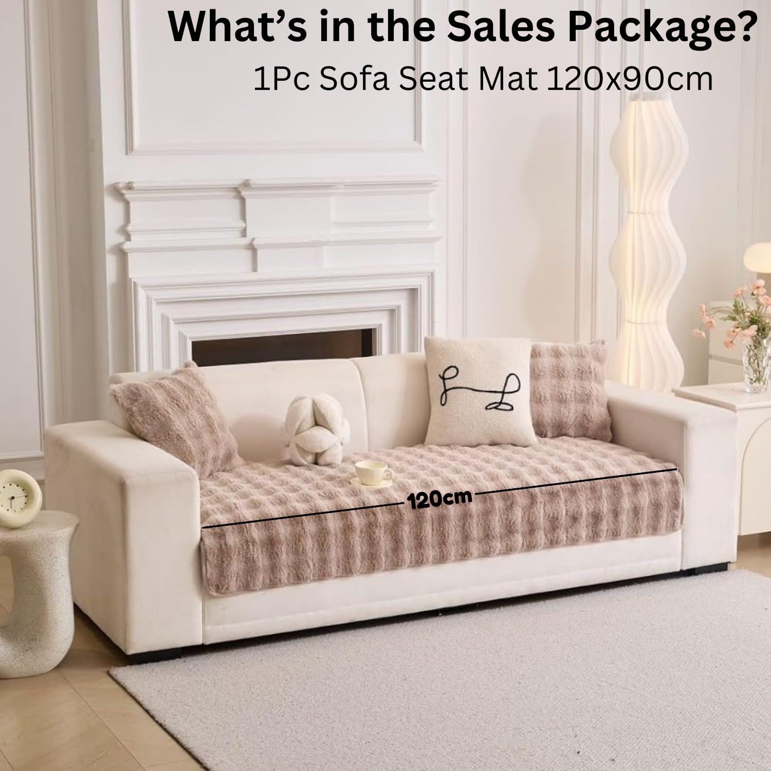 Plush Non Slip Sofa Mat