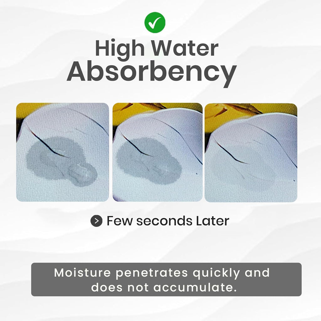 3D Patterned Anti Slip Water Soaking Rectangular Floor Mat