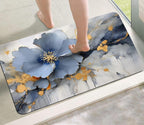 3D Patterned Anti Slip Water Soaking Rectangular Floor Mat