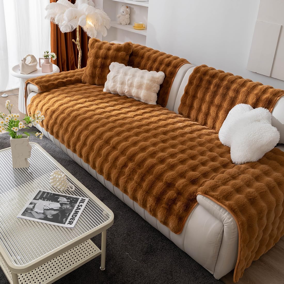 Plush Non Slip Sofa Mat