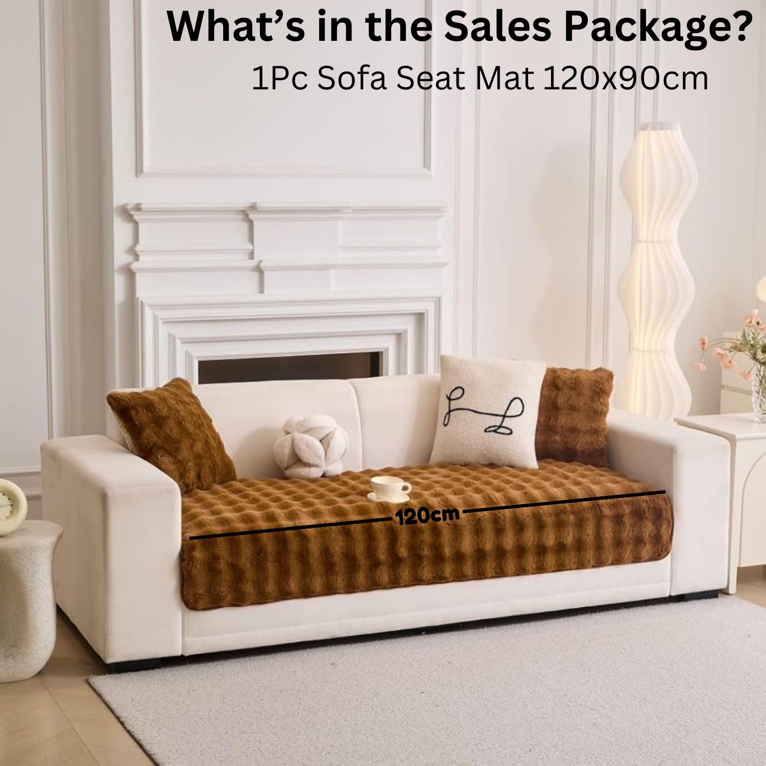 Plush Non Slip Sofa Mat