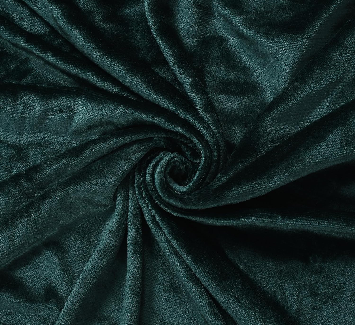 Woolen velvet Elastic Fitted Bedsheet With 2 Pillow Cover - (Green, King)