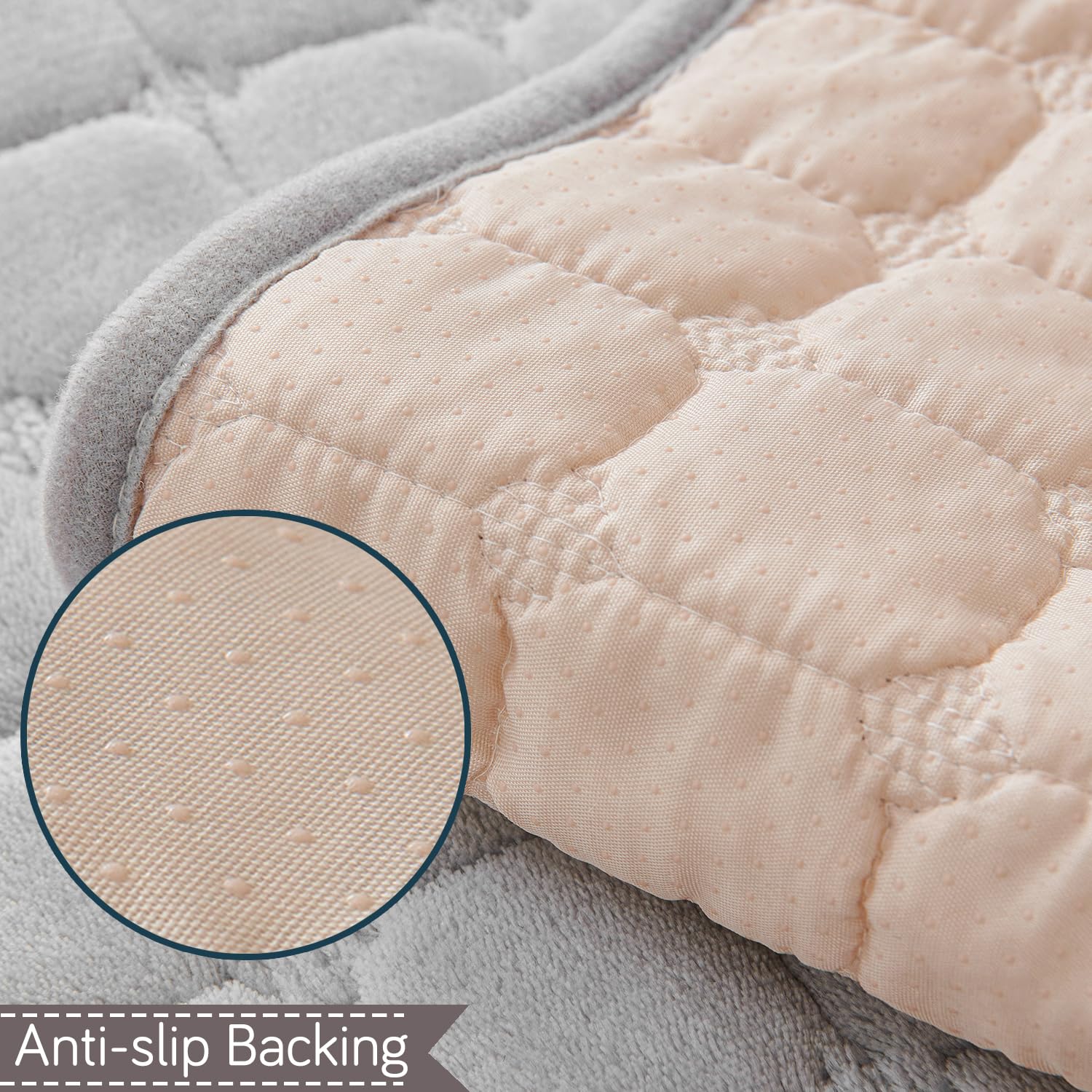 Elegant Milk Velvet Sofa Covers with Lace – Soft, Anti-Slip & Stylish